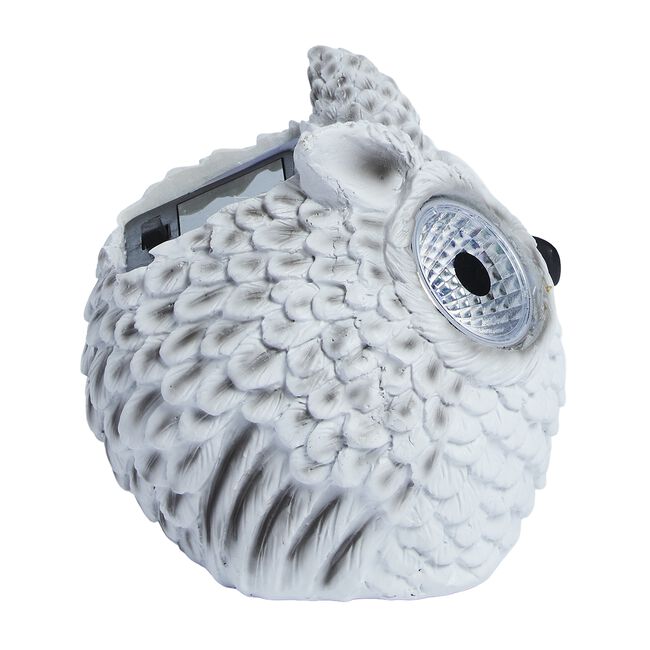 Solar Garden Light Owl with LED Eyes