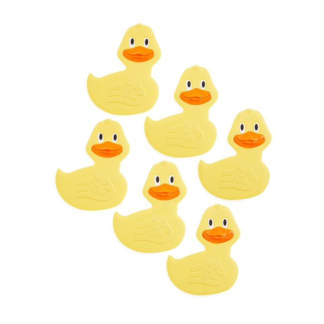 Kids Ducky Mini Safety Bath Mat Set - 6 Pack