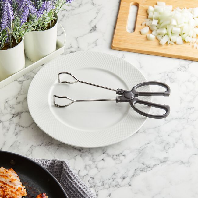Kitchen 25cm Scissor Tongs