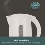 HAMILTON BEACH ESSENTIALS 1.7L WHITE Rapid Boil Kettle