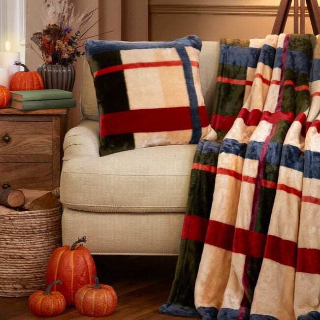 Nicole Day Check Multi 150cm x 200cm Throw