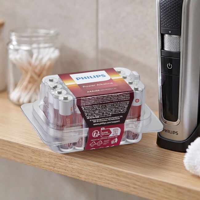 Philips Power Alkaline Pack of 24 AAA Batteries