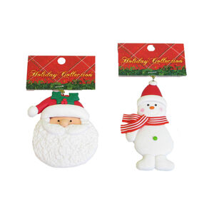 Snowman/Santa Face Christmas Tree Decoration