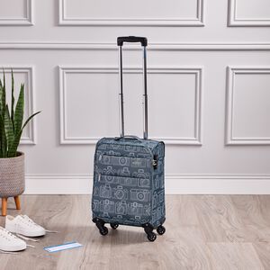 Cabin Size Memories Lightweight Suitcase - Grey