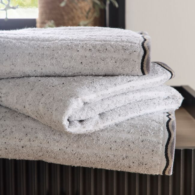 SPECKLE RIB MONO Bath Sheet