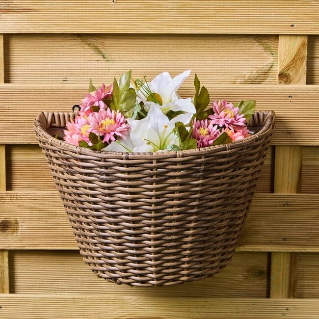 WICKER Wall Basket Natural