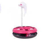 Jingle Ball Chase With Mouse Cat Toy - Assorted