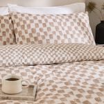 HOEM SINGLE DUVET COVER Nyhavn Tobacco