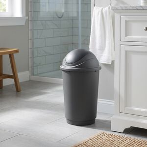 Kis Bullet 60L Grey Pivot Swing Bin