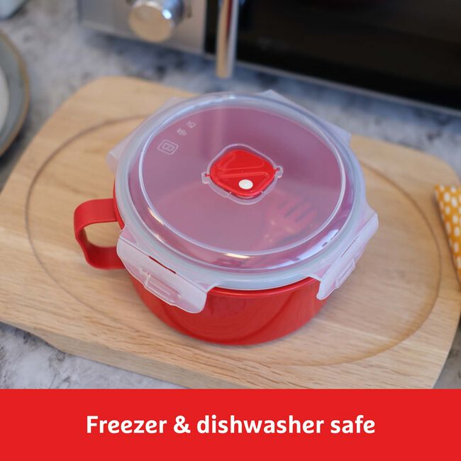 Prestige Good2Heat 900ml Microwave Bowl with Spork