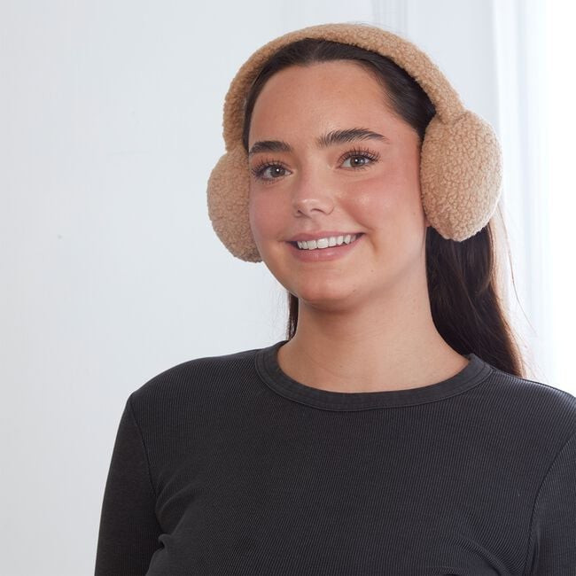 SHERPA Ear Muffs Natural 