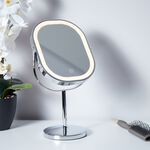 Visage LED Chrome Square 3X Cosmetic Mirror