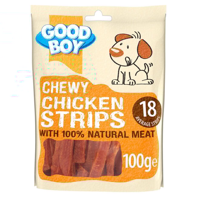 Good Boy Chewy Chicken Strips 100g