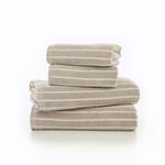 Deyongs Malmo Stripe Hand Towel Stone/White
