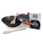 Ken Hom Carbon Steel 5 Piece Classic Wok Set