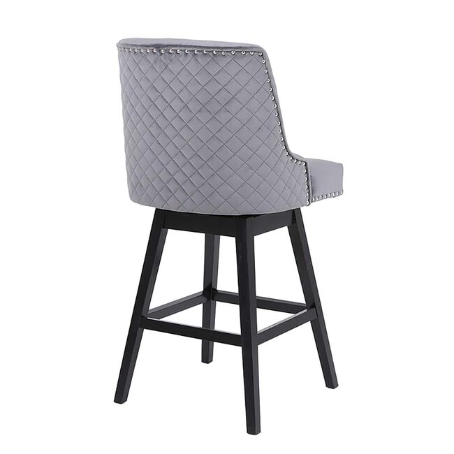 CHELSEA BARSTOOL Velvet Grey 