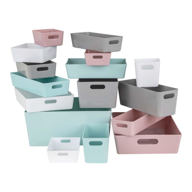 Studio 2.01 Rectangular Basket Cool Grey