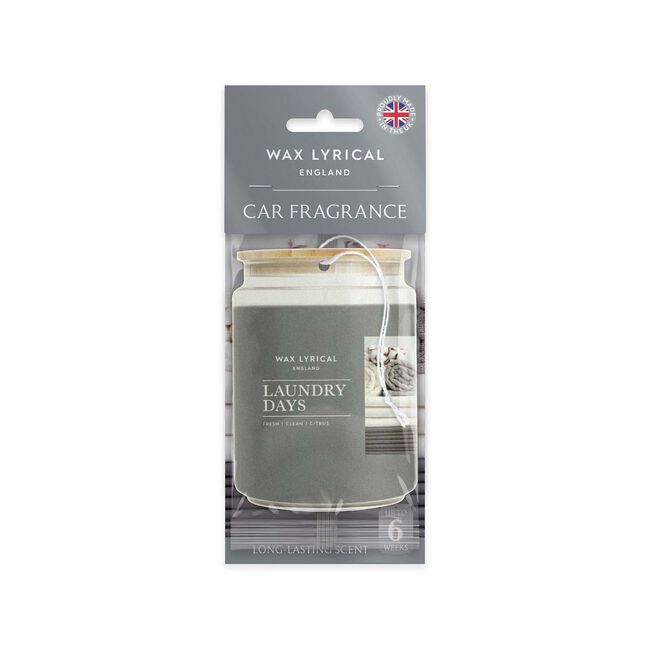 Wax Lyrical Laundry Days Car Air Freshener