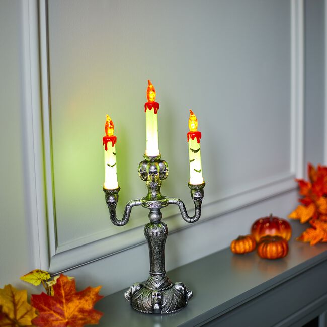 Halloween Light Up Candelabra