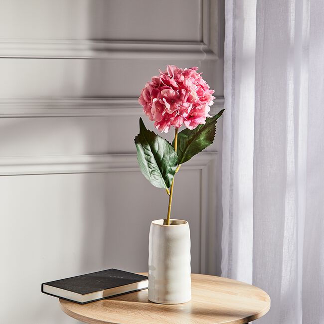 Hydrangea Spray Stem Flower Pink- 74cm 