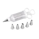Tala Icing Syringe Set with 6 S/Steel Nozzles