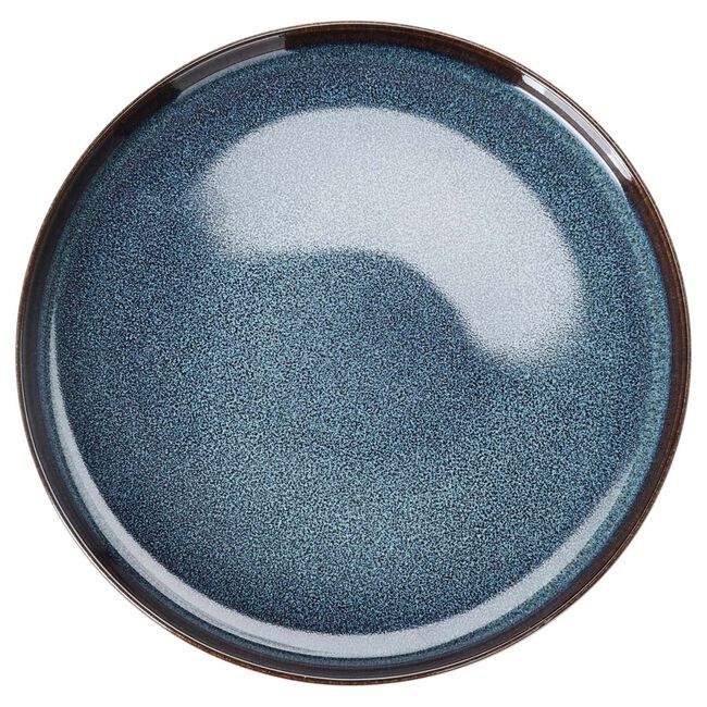 Siaki Reactive Dinner Plate - Blue