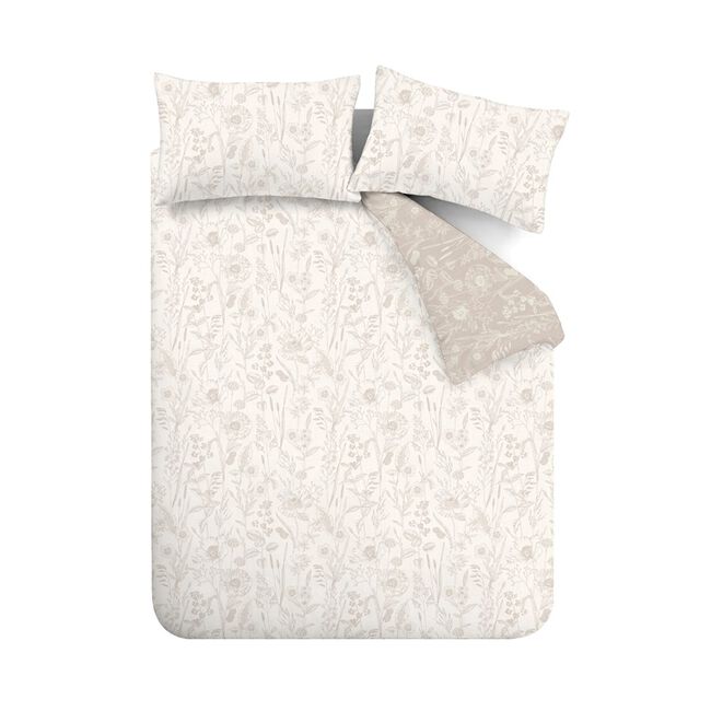 BIANCA SINGLE DUVET COVER Brushed Floral Toile