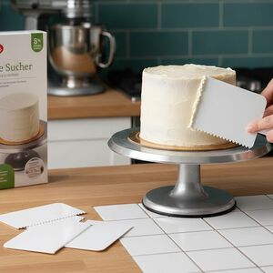 PME Patterned Edge 4 Piece Cake Scrapers