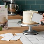 PME Patterned Edge 4 Piece Cake Scrapers