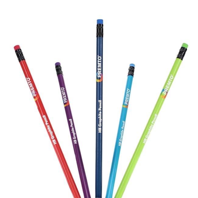 Premto HB Pencils With Eraser Tip - Pack Of 5