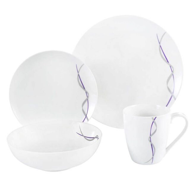 Ribbon 16 Piece Dinner Set