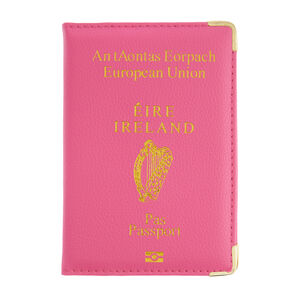 Pink Passport Cover