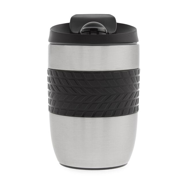 BODYGO SILVER 260ml Travel Mug with Suction Bottom