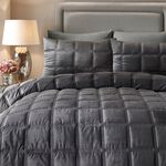 KING SIZE DUVET COVER Soiree Brighton Square Slate