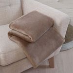NICOLE DAY FLEECE Mink 150x180cm Throw&nbsp;&nbsp;&nbsp;&nbsp;&nbsp;&nbsp;&nbsp;&nbsp;&nbsp;&nbsp;&nbsp; 