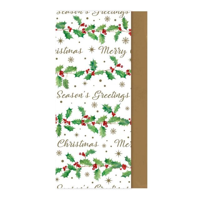 Merry Christmas Wreath Tissue Paper – 8 Sheets