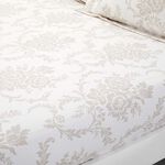 BRUSHED COTTON MATHILDE Single Fitted Sheet 