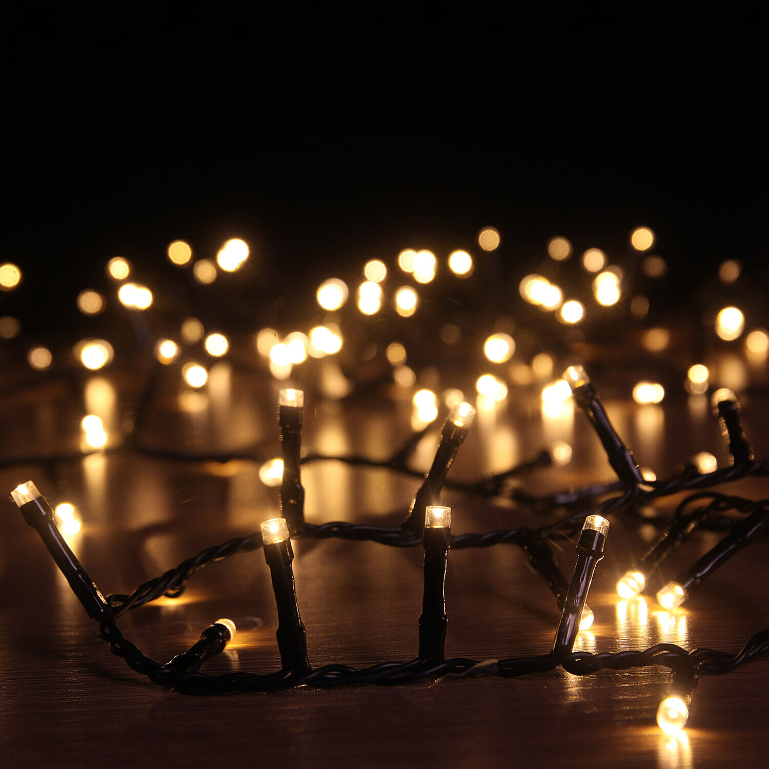 200 Warm White Led Solar String Lights Home Store More