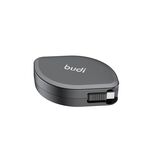 Budi Black 4 in 1 Retractable Charger & Sync Cable