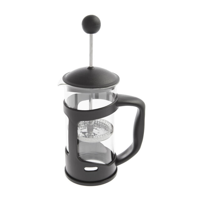 Glona Glass Cafetiere French Press 350ml - Black