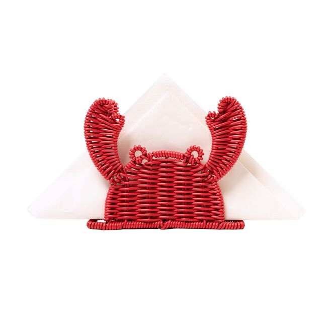 Crab Woven Napkin Holder