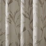 PENCIL PLEAT BOTANICAL CREAM 66x54 Curtain