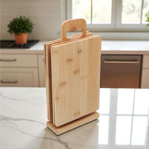 Fiesta Joy Bamboo Cutting Board Set
