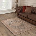 CHESTER BROWN/GREY 80x150cm Rug 12A
