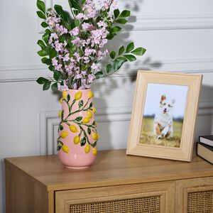 Pink Lemon Ceramic Vase