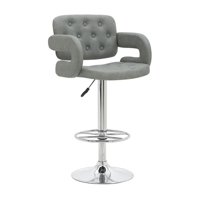 CLARENDON Barstool Light Grey