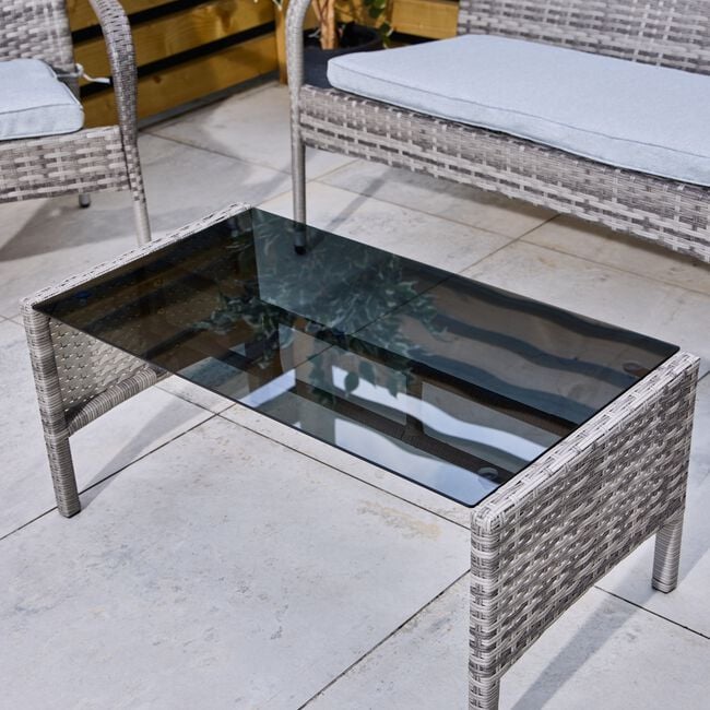 Sicily 4 Piece Rattan Sofa Set