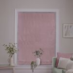 BLACKOUT & THERMAL TEXTURED ROSE 90X140cm Roman Blind