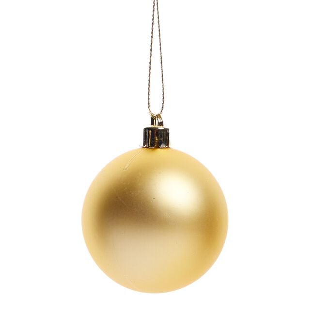 Gold Bauble Set - 20 Pack