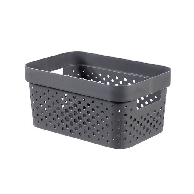 CURVER INFINITY DOTS 4.5L Dark Grey Storage Box 